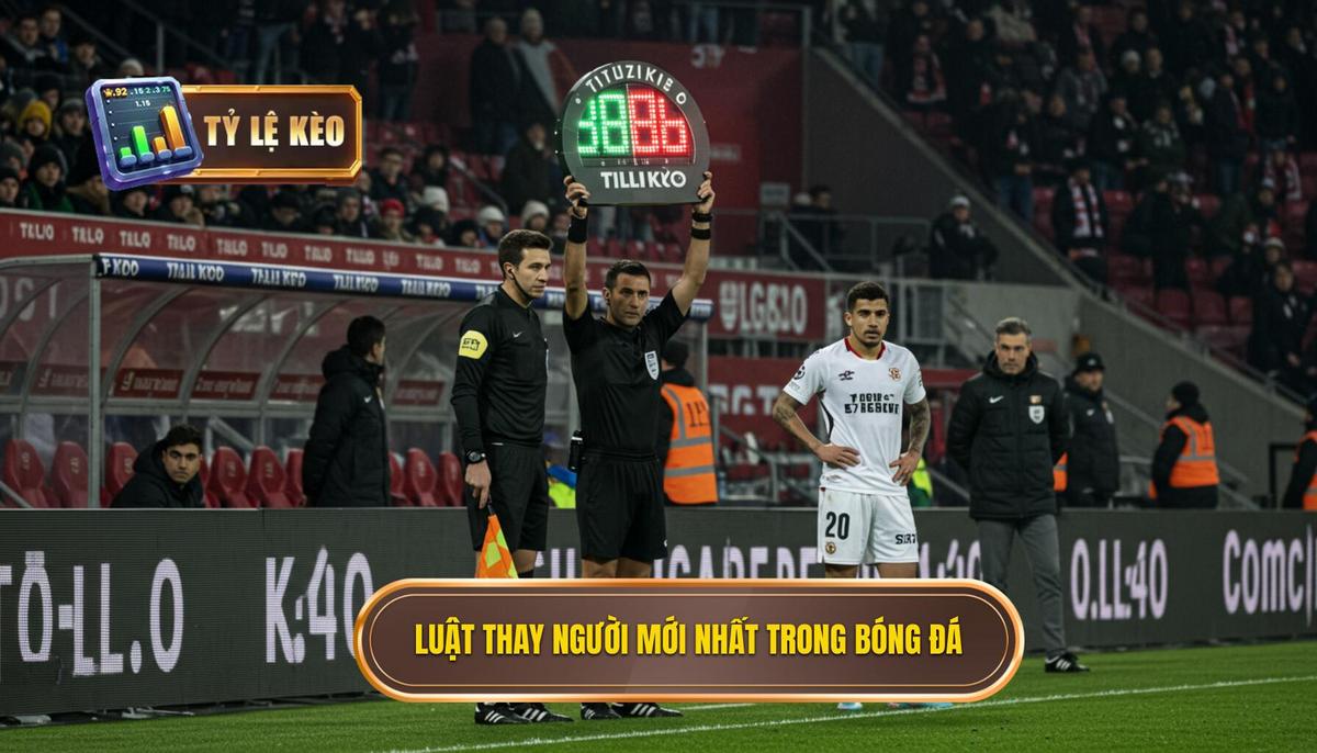 Luật thay người mới nhất trong bóng đá