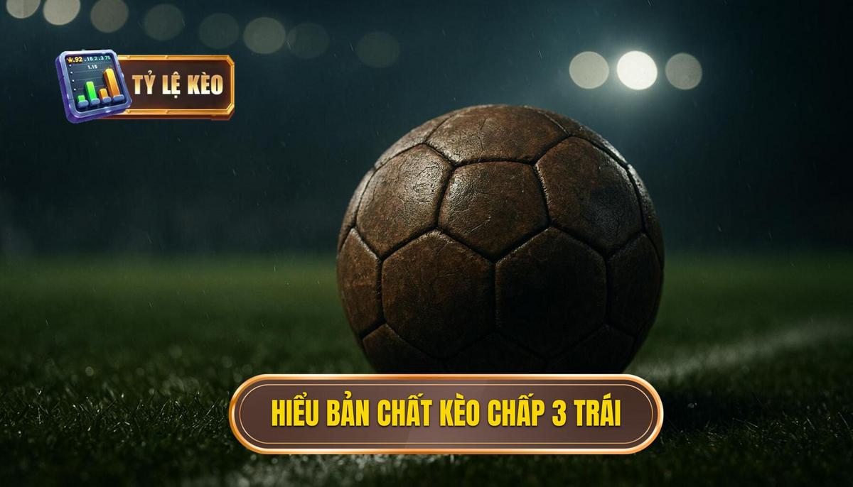 Hiểu Rõ Bản Chất Kèo Chấp 3 Trái (Handicap 3.0)