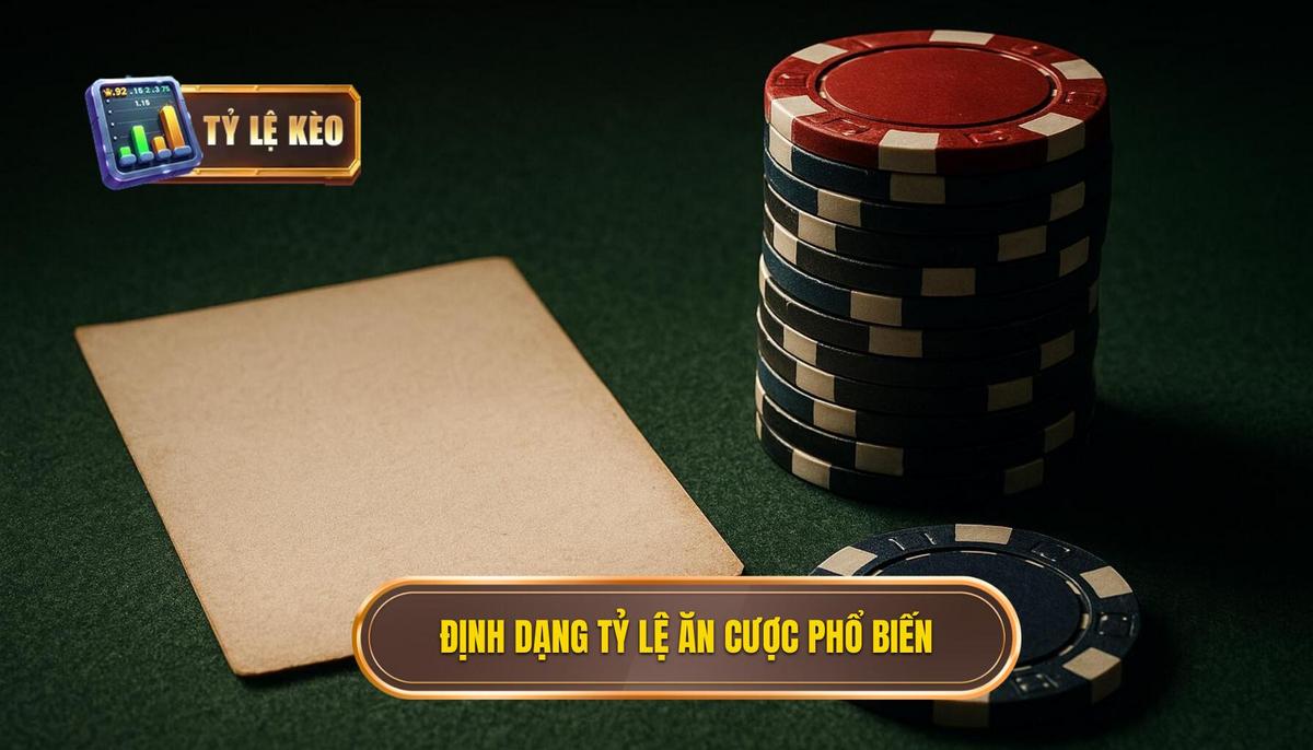 Các loại định dạng tỷ lệ ăn cược phổ biến trên thị trường