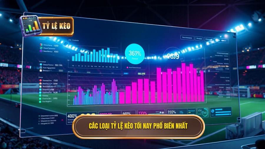 Các loại tỷ lệ kèo tối nay phổ biến nhất